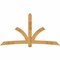 Ekena Millwork Davenport Rough Sawn Timber Gable Bracket, Western Red Cedar, 108"W x 58"H x 4"D x 6"F, 13/12 Pitch GBW108X58X0406DAV00RWR - alternate 1